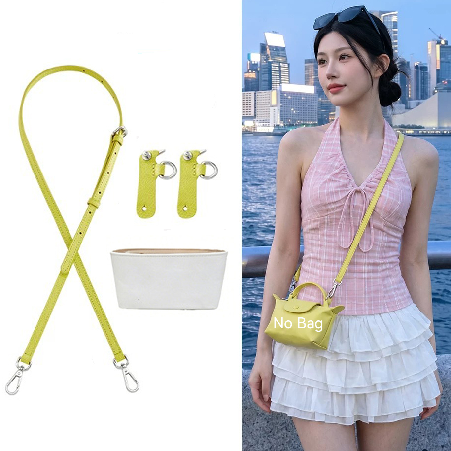 Women'S Bags Longchamp - مجموعتان من أحزمة الكتف لحقيبة لونجشامب