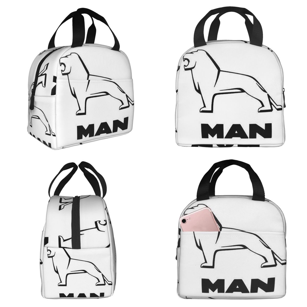 Women Bags For Office Use - حقيبة غداء معزولة متعددة الاستخدامات للرجال