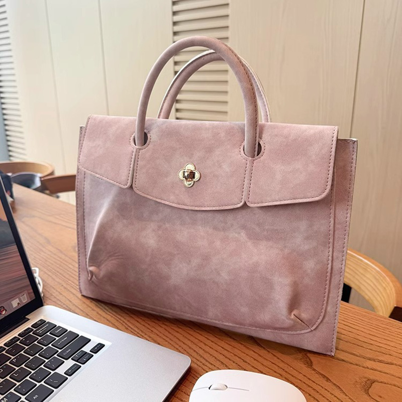Women Bags For Office Use - حقيبة لابتوب أنيقة من الجلد الصناعي