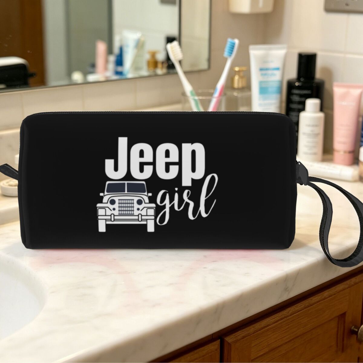 Women'S Jeep Bags - حقيبة مكياج جيب جيرل، منظم مستحضرات