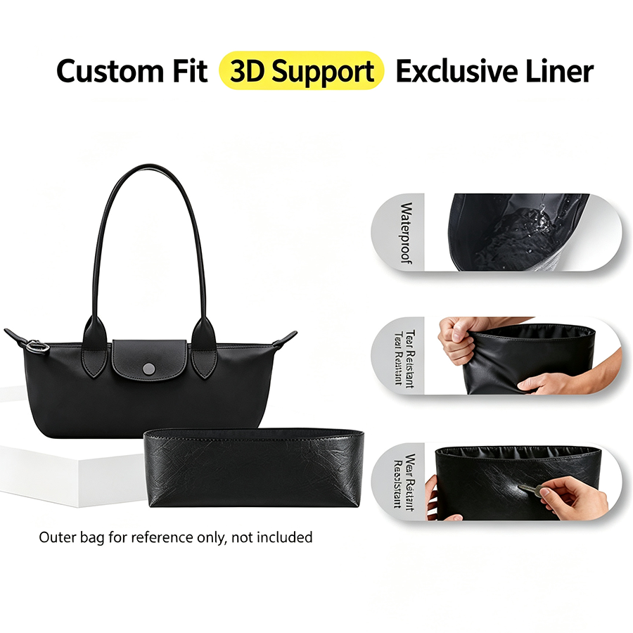 Women'S Bags Longchamp - بطانة داخلية إضافية من ورق دوبونت