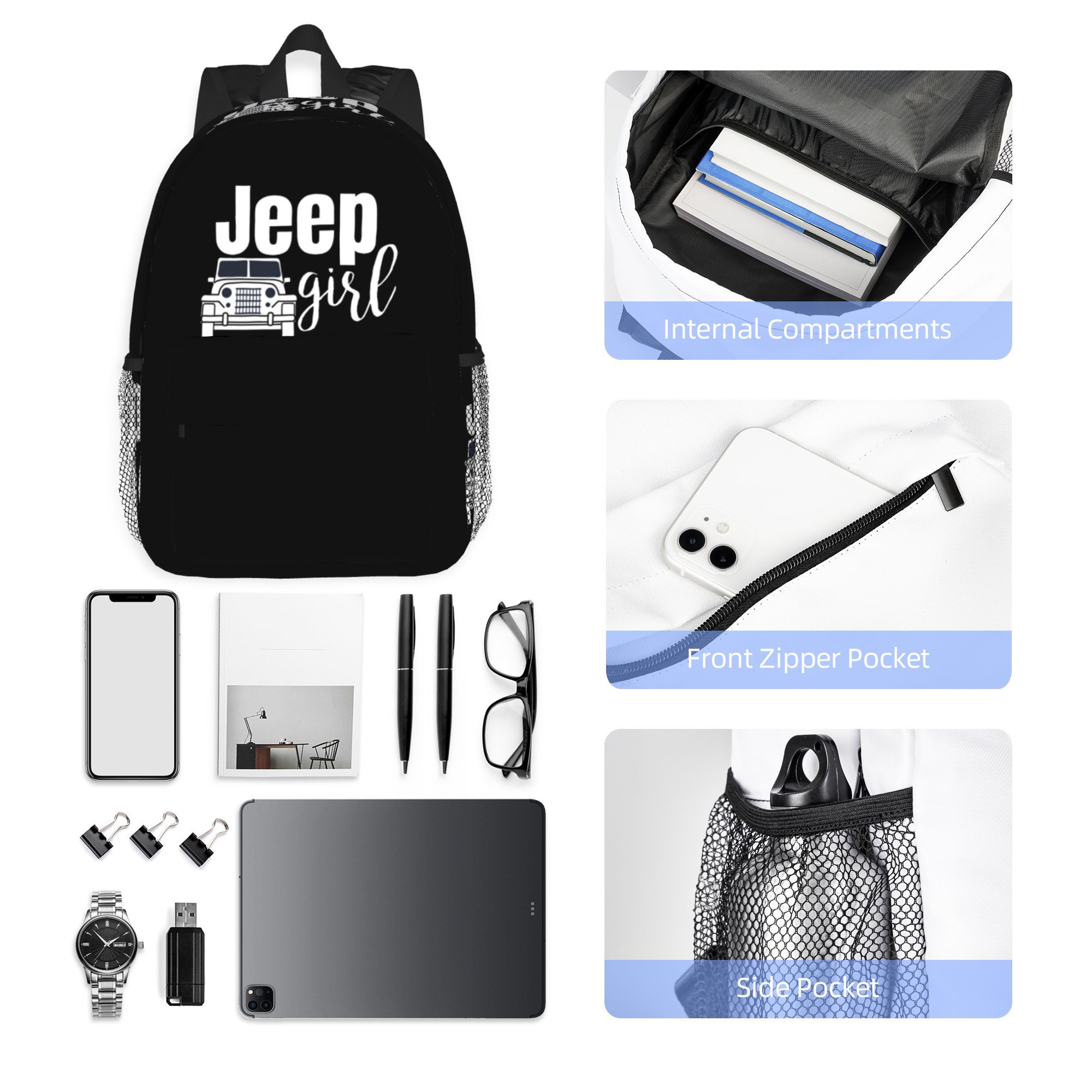 Women'S Jeep Bags - حقيبة ظهر جيب جيرل الأكثر مبيعًا،
