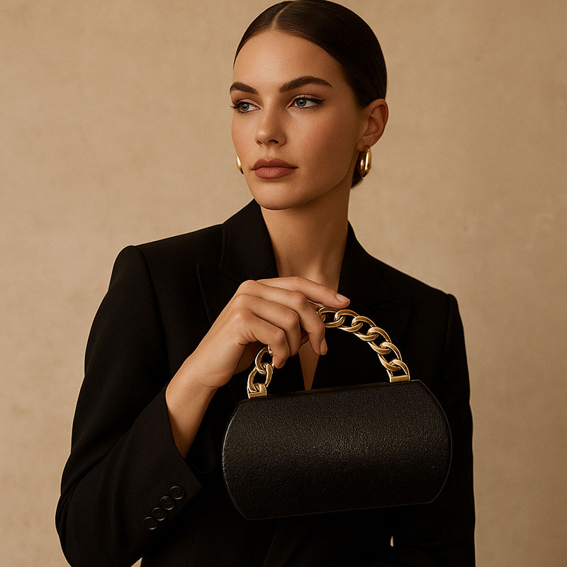 فاخر الذهب مشبك معدني صندوق مخ - مراجعة Women Bags Gold وسعره