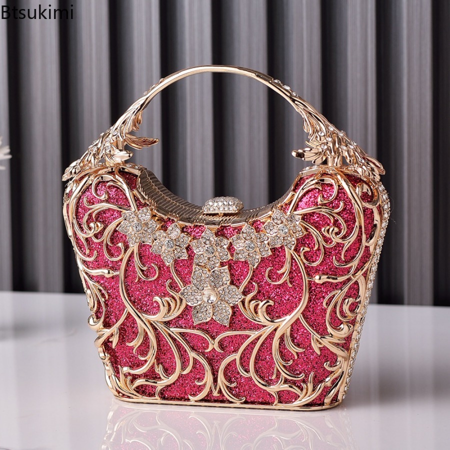 حقائب سهرة معدنية مفرغة للنساء - مراجعة Women'S Evening Bags وسعره