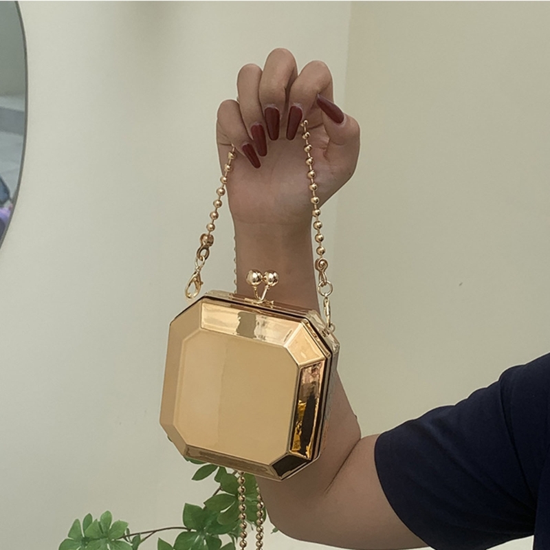 صغيرة فاخرة الذهب مساء حفلة مخ - مراجعة Women Bags Gold وسعره