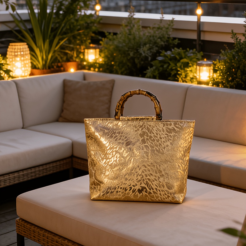 حقيبة يد نسائية فاخرة خفيفة ال - مراجعة Women Bags Gold وسعره