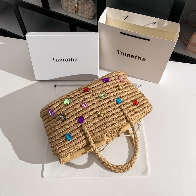 الصيف القش المنسوجة اليدوية حق - مراجعة Women'S Bags Holiday وسعره