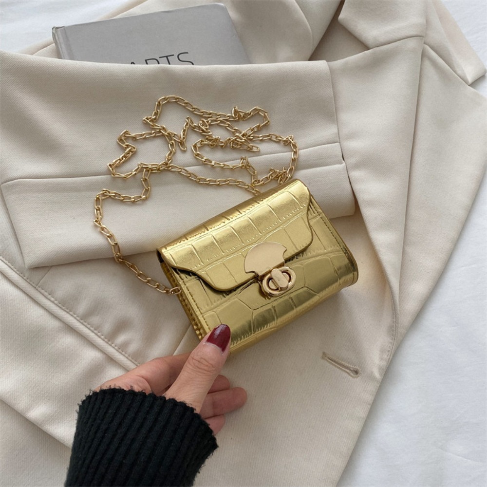 حقيبة صغيرة، حقيبة أنيقة باللو - مراجعة Women Bags Gold وسعره