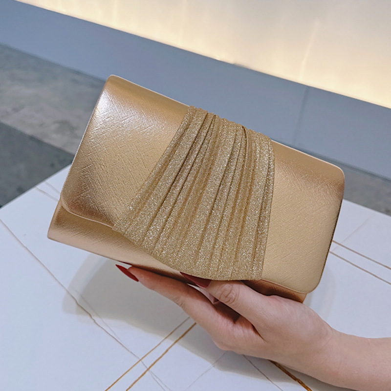 حقيبة يد مسائية صغيرة ذهبية لل - مراجعة Women Bags Gold وسعره