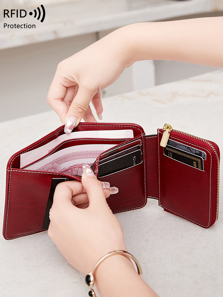 محفظة نسائية قصيرة ثلاثية الطي - مراجعة Women Bags Flipkart وسعره