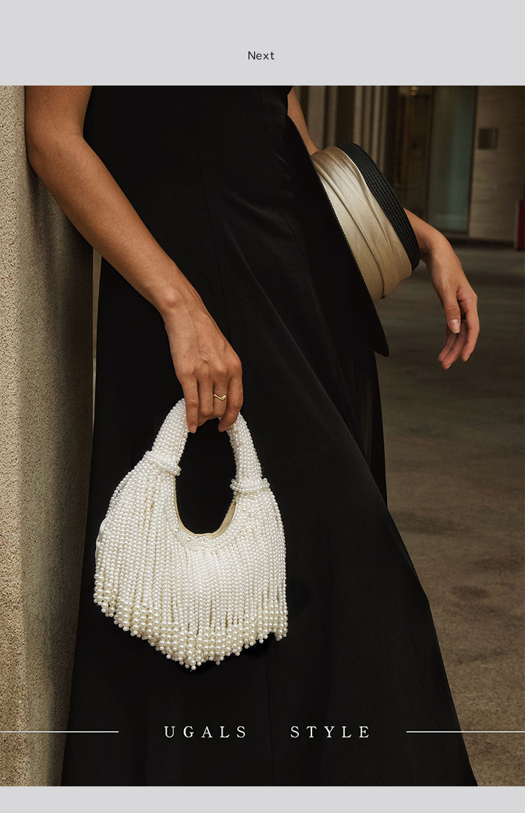 حقيبة يد فاخرة بتصميم مقبض لؤل - مراجعة Women'S Evening Bags وسعره